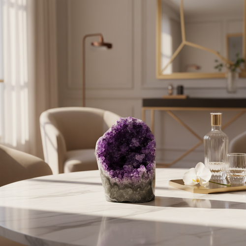 Ametist Doğal Taş Ham Parça – Safnaturel (676 gr)