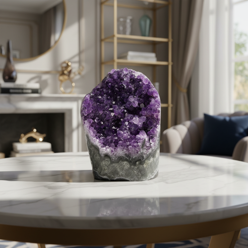 Ametist Doğal Taş Ham Parça – Safnaturel (676 gr)