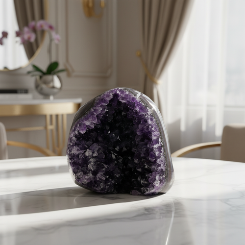 Ametist Doğal Taş Ham Parça – Safnaturel (525 gr)