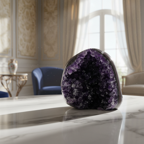 Ametist Doğal Taş Ham Parça – Safnaturel (525 gr)