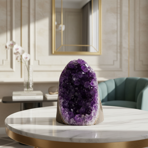 Ametist Doğal Taş Ham Parça – Safnaturel (520 gr)