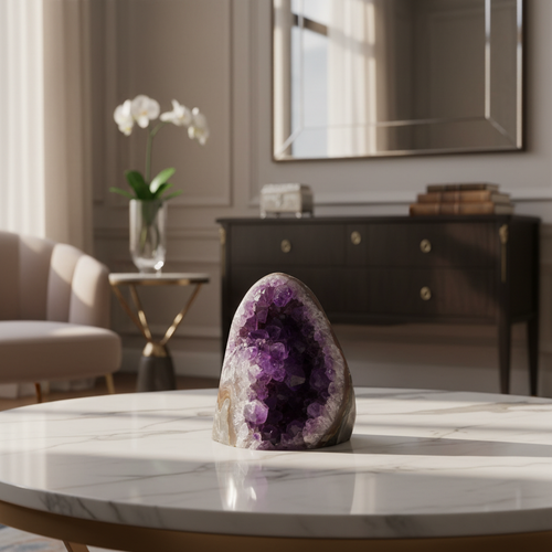 Ametist Doğal Taş Ham Parça – Safnaturel (449 gr)