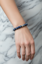 Lapis Lazuli 6mm Doğal Taş Bileklik - Görsel 1 - Safnaturel