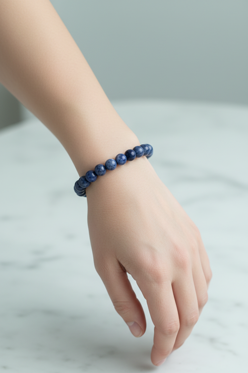 Sodalit 8mm Doğal Taş Bileklik - Görsel 1 - Safnaturel