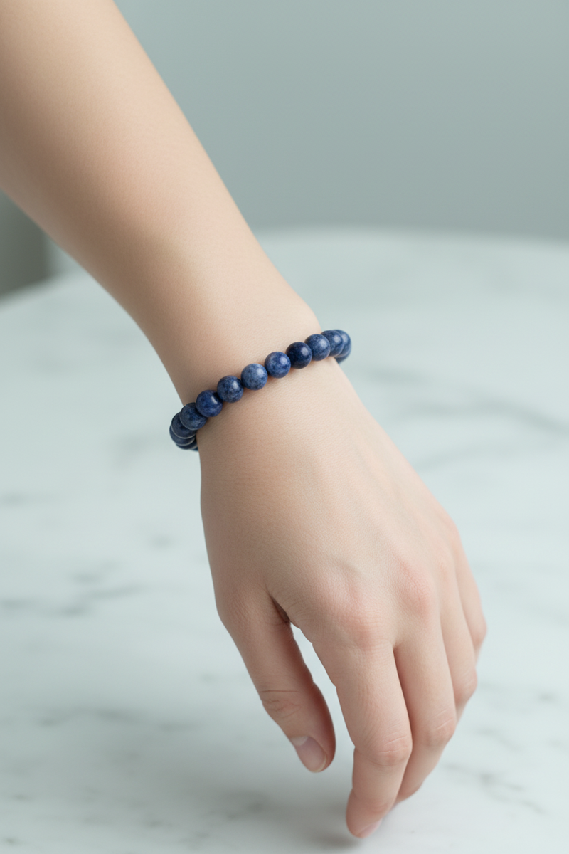 Sodalit 8mm Doğal Taş Bileklik - Görsel 1 - Safnaturel