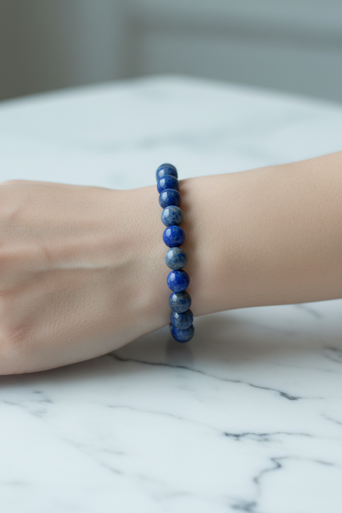 Lapis Lazuli 8mm Doğal Taş Bileklik - Görsel 2 - Safnaturel