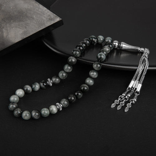 Kedi Gözü Doğal Taş Tesbih 33lük - 8mm