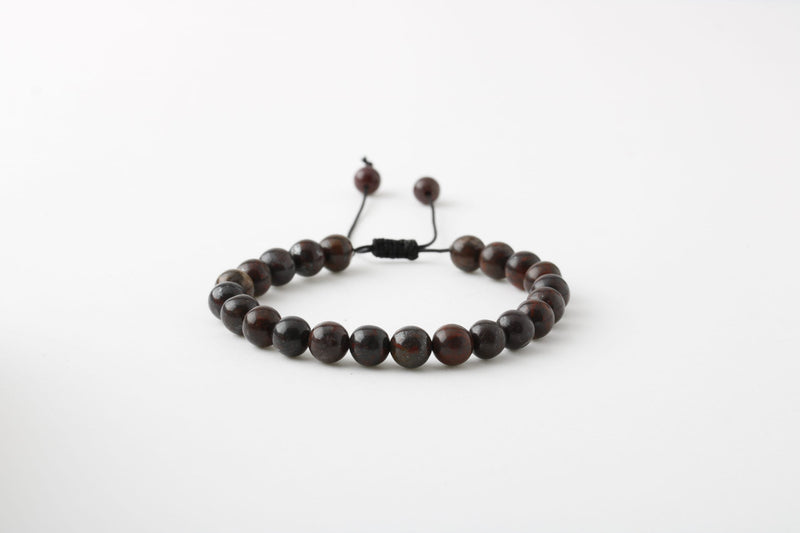 Dragon Jasper 8mm Merdiven Kapama Doğal Taş Bileklik