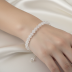 Necef 6 mm Merdiven Kapama Doğal Taş Bileklik – El İşçiliği