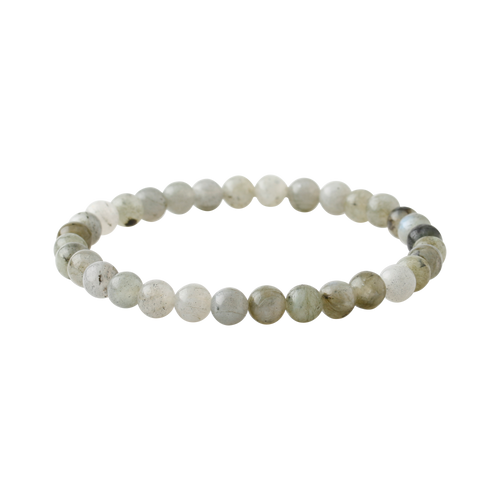 Labradorit 6mm Doğal Taş Bileklik