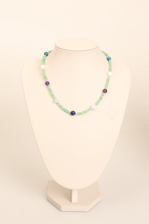 Yay Burcu Doğal Taş Gümüş Kapamalı Kolye Bileklik Seti - Görsel 5 - Safnaturel