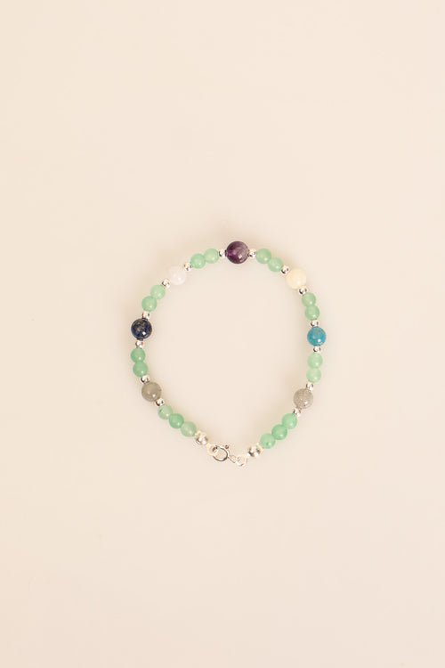 Yay Burcu Doğal Taş Gümüş Kapamalı Kolye Bileklik Seti - Görsel 6 - Safnaturel