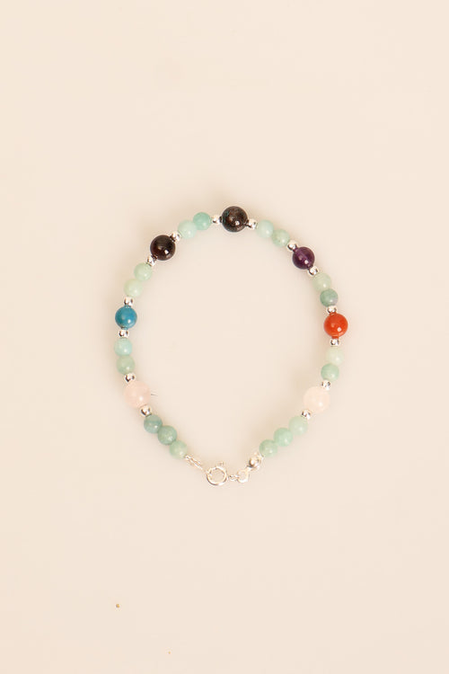 Başak Burcu Doğal Taş Gümüş Kapamalı Kolye Bileklik Seti - Görsel 4 - Safnaturel