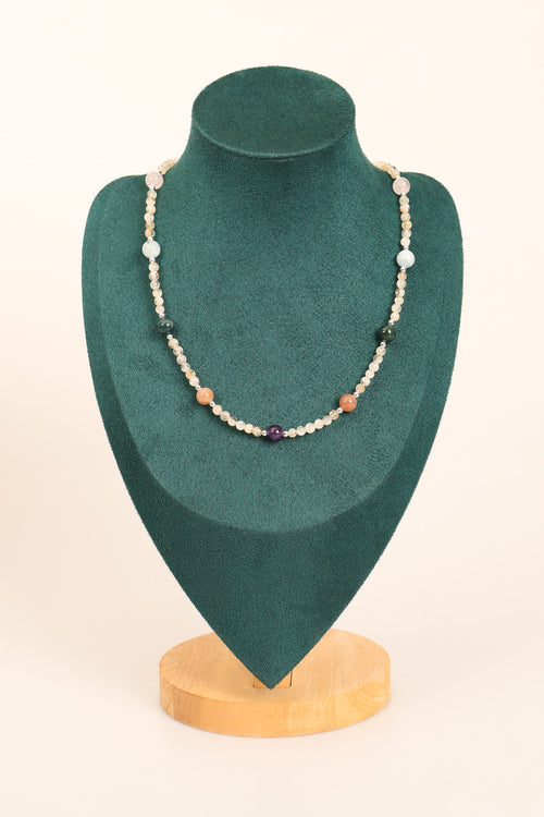 Koç Burcu Doğal Taş Gümüş Kapamalı Kolye Bileklik Seti - Görsel 3 - Safnaturel