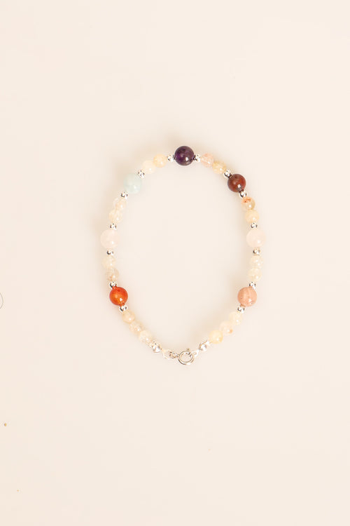 Koç Burcu Doğal Taş Gümüş Kapamalı Kolye Bileklik Seti - Görsel 4 - Safnaturel