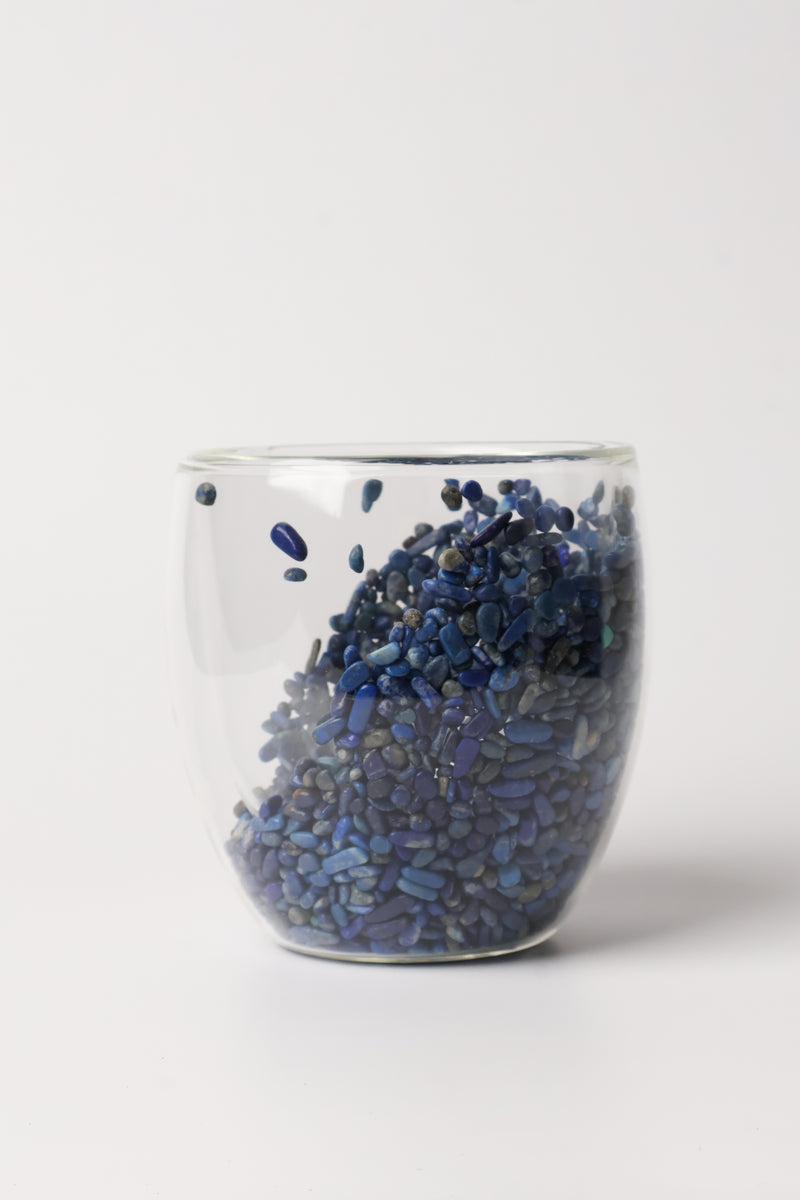 Lapis Lazuli Doğal Taşlı Bardak