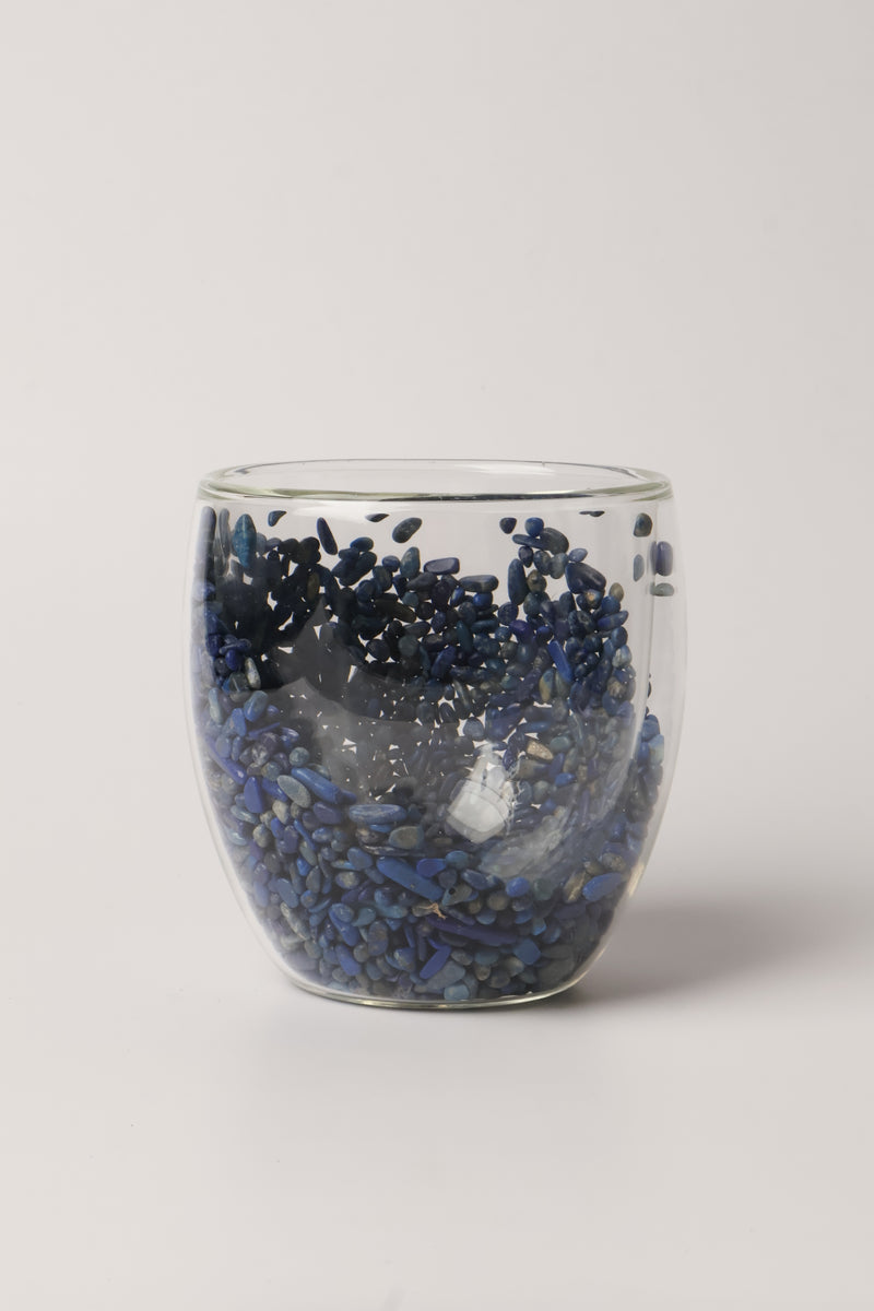 Lapis Lazuli Doğal Taşlı Bardak