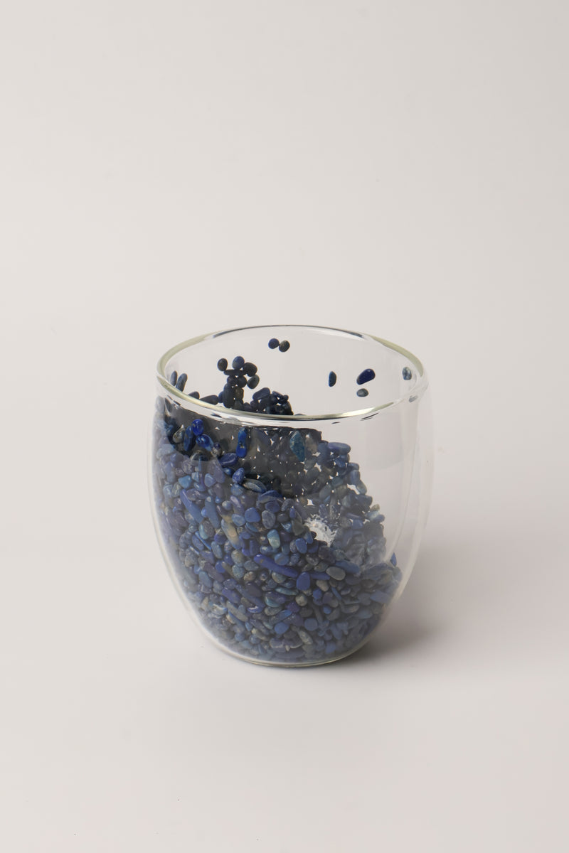 Lapis Lazuli Doğal Taşlı Bardak