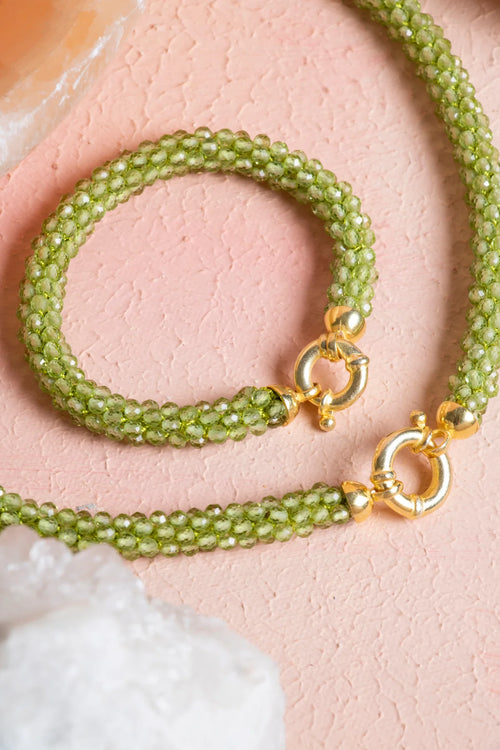 Sertifikalı El İşçiliği Örme Zebercet Gümüş Kapama Set – Kolye 48 cm, Bileklik 19 cm