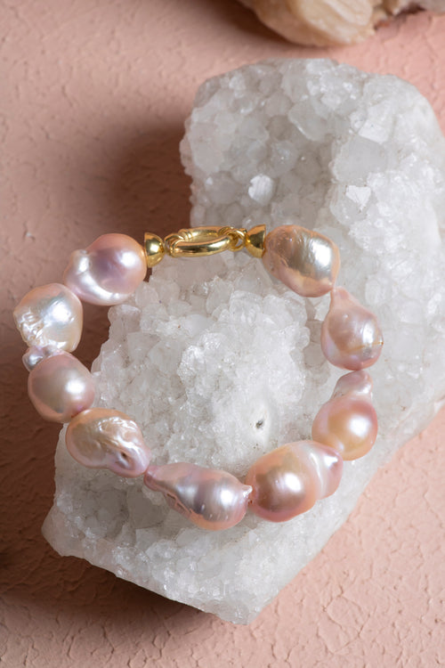 İnci Doğaltaş Bileklik 925 Ayar Gümüş - Görsel 3 - Safnaturel