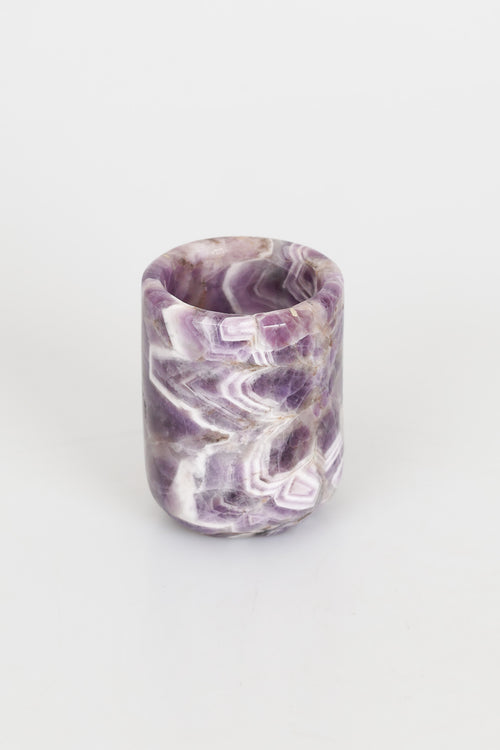 Ametist Doğal Taş Bardak