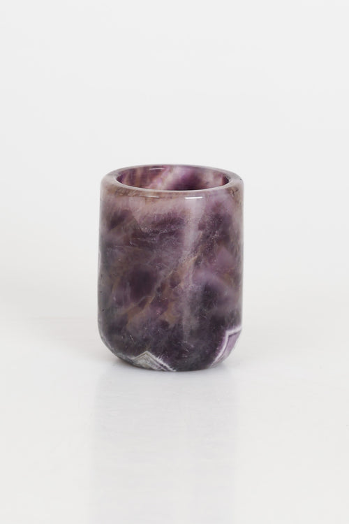 Ametist Doğal Taş Bardak