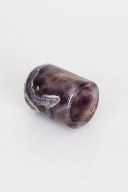 Ametist Doğal Taş Bardak