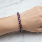 Ametist Doğal Taş Bileklik 8 mm