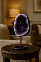 Amethyst Natural Stone Stand Raw Piece 