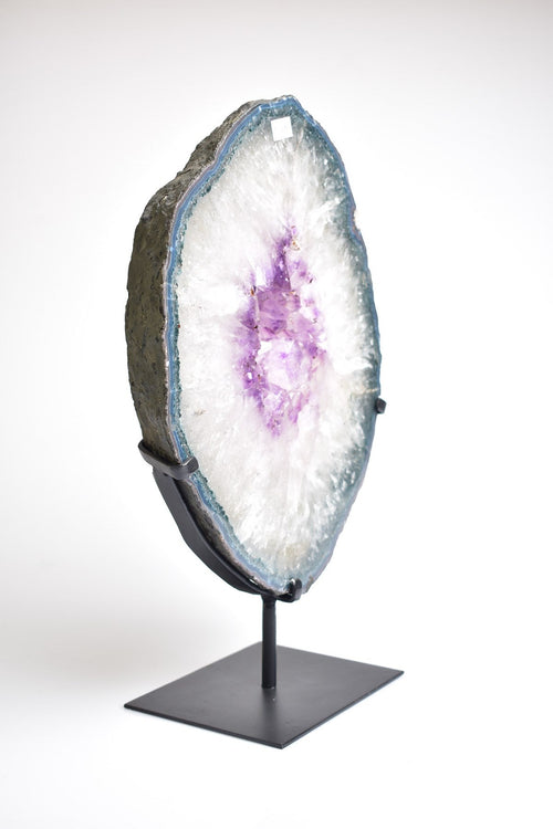 Amethyst Natural Stone Stand Geode