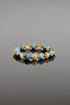 Apatite - Citrine Natural Stone Design Bracelet