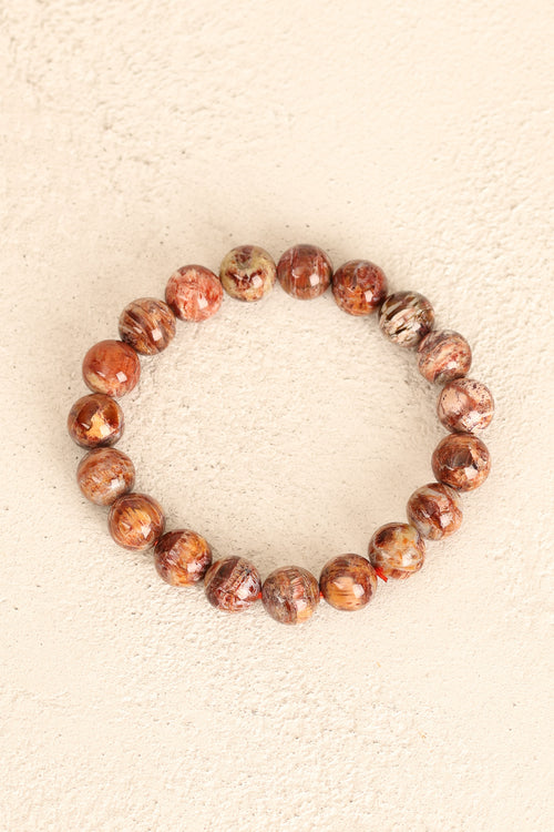 Avustralya Opali Doğal Taş Bileklik 10 mm