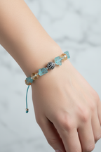 Sitrin ve Apatit Doğal Taş Bileklik – Unisex Şık Tasarım