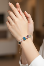 Başak Burcu Makrome Tasarım Doğal Taş Bileklik