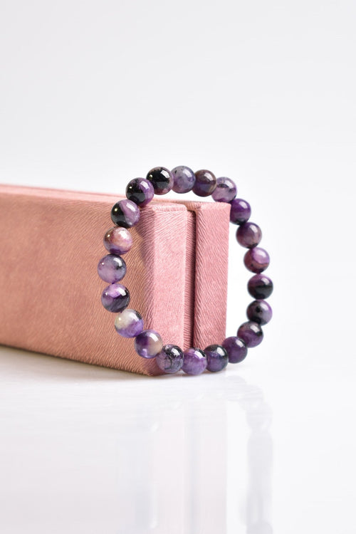 Charoite Natural Stone Bracelet 8 mm