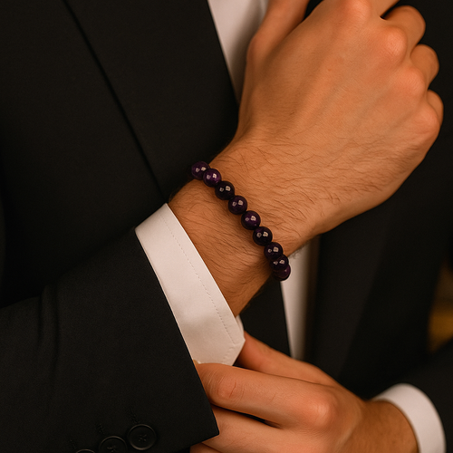Charoite Natural Stone Bracelet 8 mm