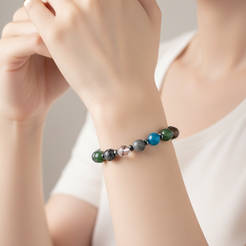 Boğa Burcu Doğal Taş Bileklik - Görsel 2 - Safnaturel