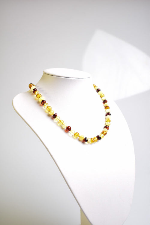 Natural Drop Amber Adult Necklace
