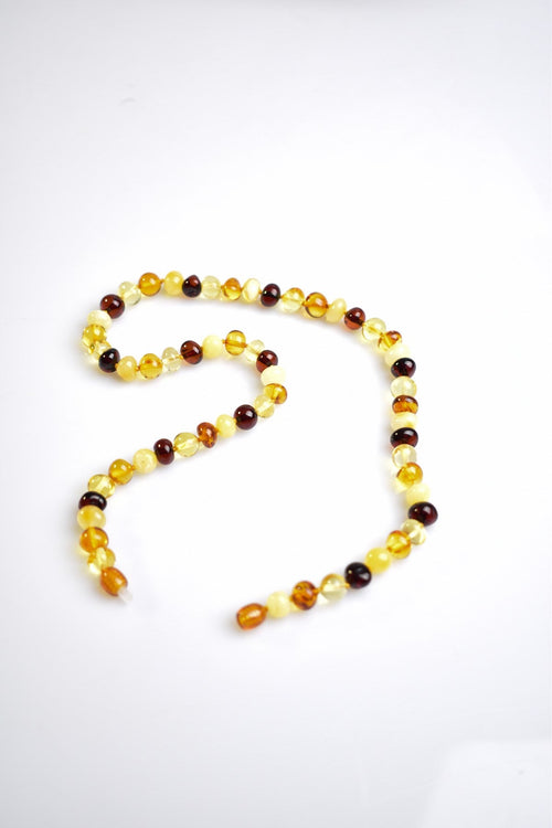 Natural Drop Amber Adult Necklace