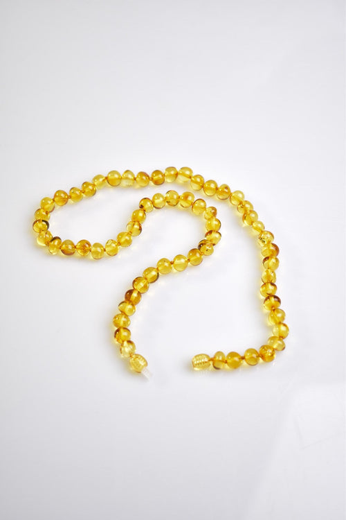 Natural Drop Amber Adult Necklace