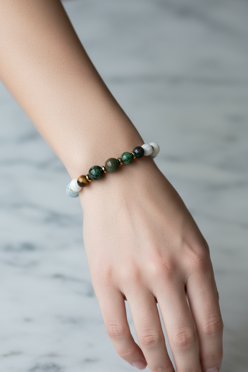 Yengeç Burcu Doğal Taş Bileklik - Görsel 2 - Safnaturel