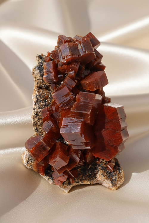 Vanadinite Natural Stone Special Collection Raw Piece – 25 Gr | Rare Crystal Collection Stone