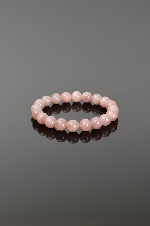 Gül Kuvars Doğal Taş Bileklik 10 mm