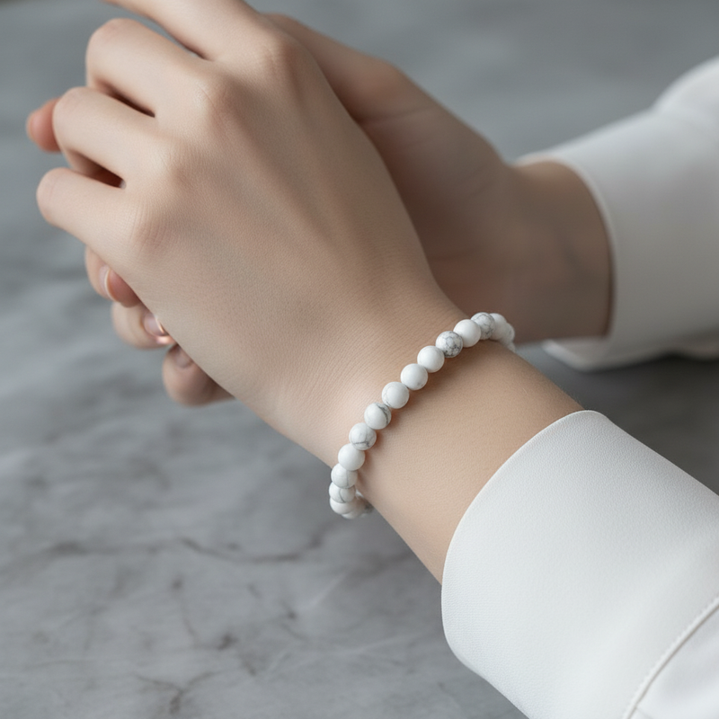 Havlit Doğal Taş Bileklik 8 mm - Görsel 1 - Safnaturel