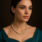 Helidor 6 mm Knotted Natural Stone Necklace