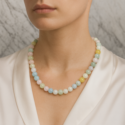 Helidor Doğal Taş Dizi Kolye 8 mm