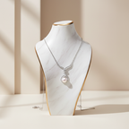 İnci Doğal Taş 925 Ayar Gümüş Kolye