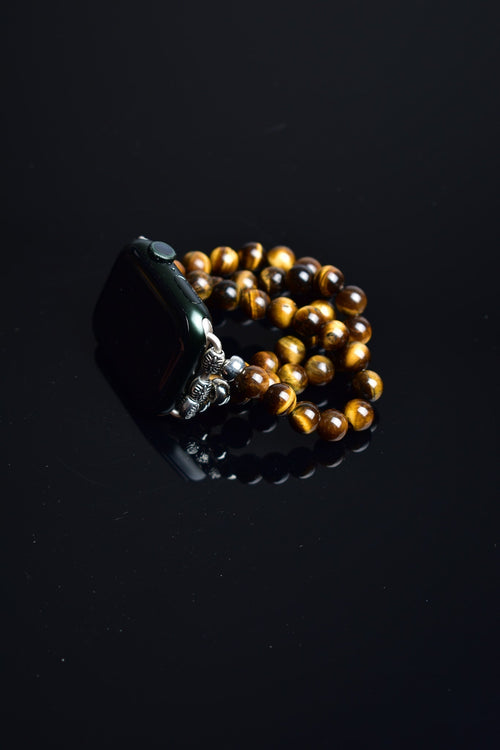 Tiger Eye Natural Stone Apple Watch Band 38 - 41 Mm 