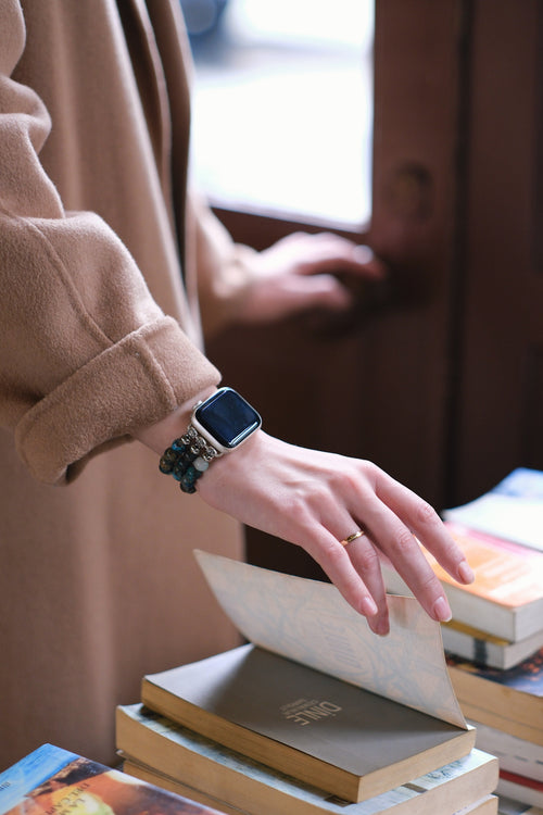 Krizokol Doğal Taş Apple Watch Saat Bandı 38 - 41mm