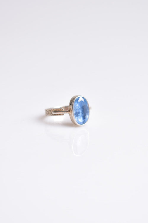 Kyanit Doğal Taş 925 Ayar Gümüş Yüzük